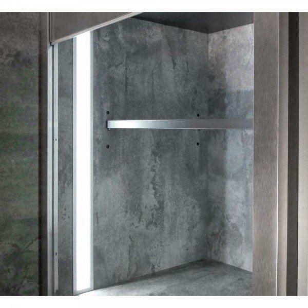 PROFIL LED FLAT8 H/UX 2M.