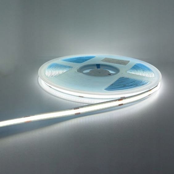 TAŚMA LED COB 24V LINIA ŚWIATŁA 480 ZIMNA 12W/1M.