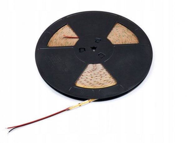 HERMETYCZNA TAŚMA LED COB 24V PROFESIONAL 336 CIEPŁY IP66 1M. 