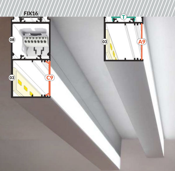  Profil aluminiowy LED VARIO30-03 2m.