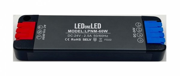 NAJCIEŃSZY ZASILACZ SUPER SLIM NAMI 24V 60W IP20
