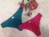 Dwupak damskich majtek Sports Briefs Thong r.XS