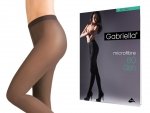 Rajstopy gładkie Microfibra 60 den ciepłe czekoladowe Chocco Gabriella