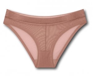 Majtki Triumph Tempting Sheer Highleg Tai brązowe 