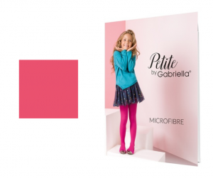 Rajstopy dziecięce  Microfibre 40 den Coral różowe Gabriella