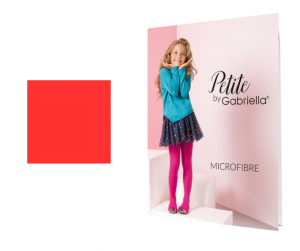 Rajstopy dziecięce Microfibre 40 den Red czerwone Gabriella