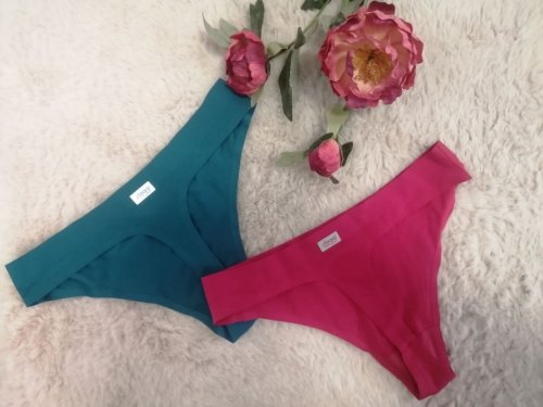Dwupak damskich majtek Sports Briefs Thong r.XS