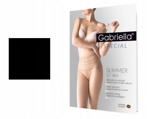  Rajstopy wyszczuplające Gabriella Slimmer 17 den nero