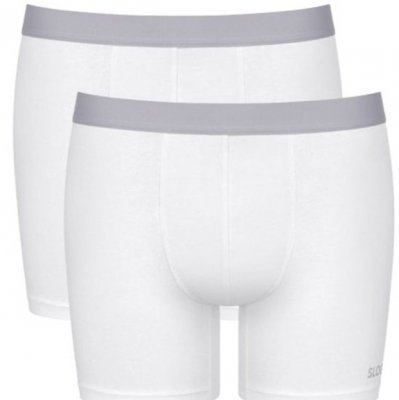 2x Majtki męskie Sloggi GO abc short białe