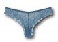 Majtki Triumph Tempting Lace Brazilian String niebieskie 