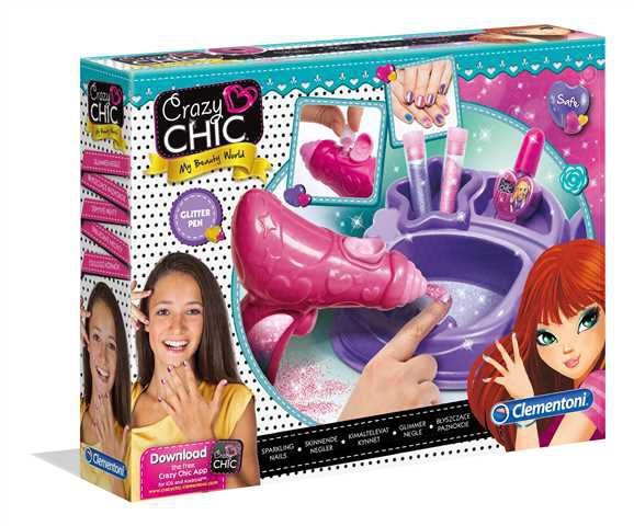 Zestaw Błyszczące paznokcie Crazy chic 78291