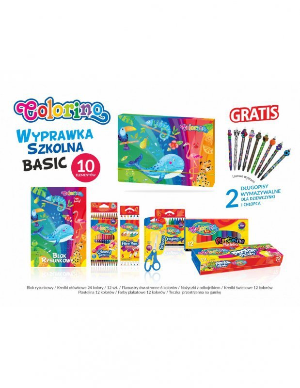 Wyprawka szkolna Colorino Kids Basic