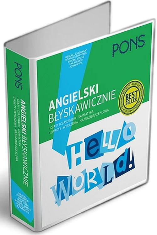 Angielski błyskawicznie czasy i czasowniki, gramatyka, zwroty i wyrażenia, słowa, segregator językowy PONS Poziom A1-A2 Wydanie 2