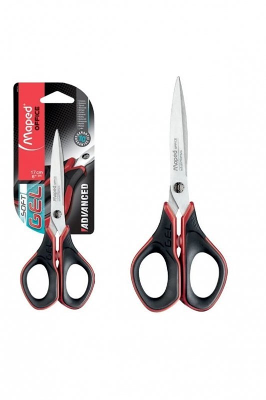 Nożyczki symetryczne Advanced Gel Maped 17 cm blister