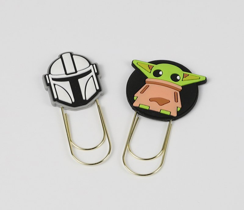 DISNEY FASHION - KLIPY DO PAPIERU 2 SZT. MIX / MANDALORIAN /12/