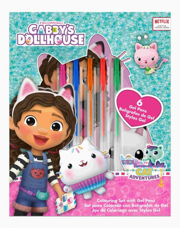 Zestaw piśmienniczy Gabby's Dollhouse 7 elementów  GD00064