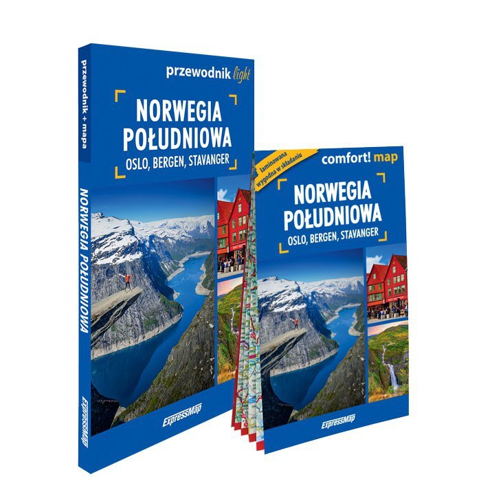 Norwegia Południowa i Oslo zestaw przewodnikowy 2w1 light 2024