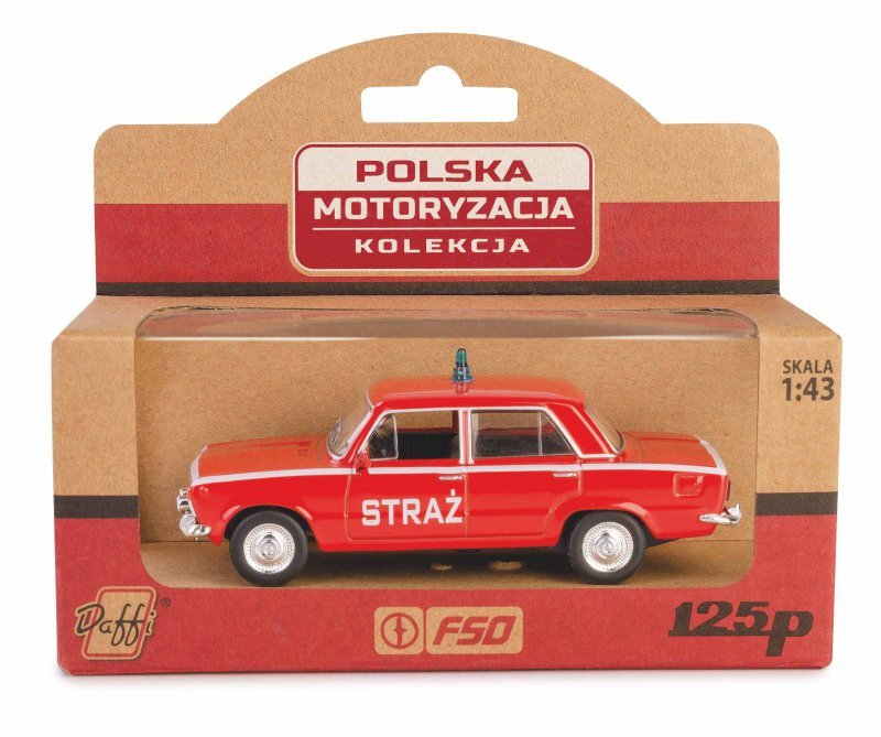 PRL Fiat 125P Straż