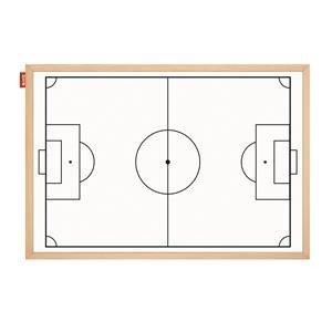 Tablica taktyczna suchościeralna magnetyczna MEMOBE biała boisko do piłki nożnej 90x60 cm
