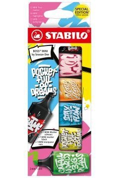 Zakreślacz STABILO BOSS MINI by Snooze One 6 kolorów