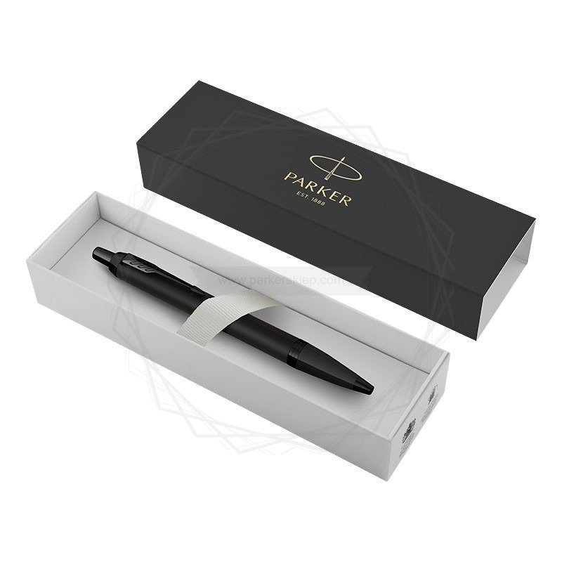 Długopis Parker Im Achromatic Black niebieski 2127618