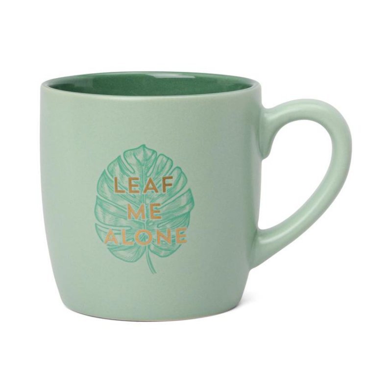 Kubek Vintage Sass Leaf Me Alone w pudełku
