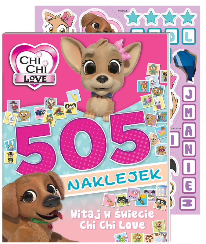 Witaj w świecie Chi Chi Love. Chi chi love. 505 naklejek