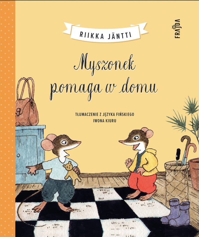 Myszonek pomaga w domu. Myszonek
