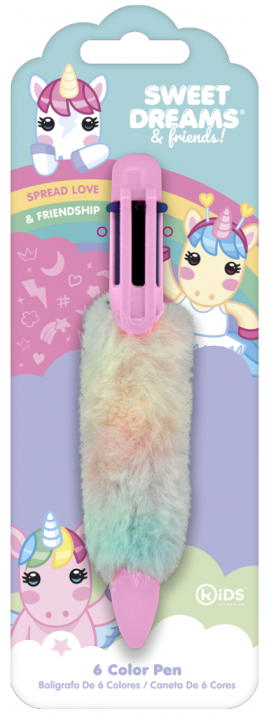 Długopis 6 kolorowy mix wzorów Sweet Dreams KL11544