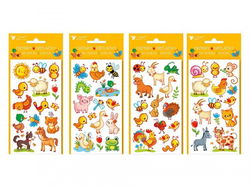 Owijki na jajka Zwierzęta 19x9cm 1szt.mix