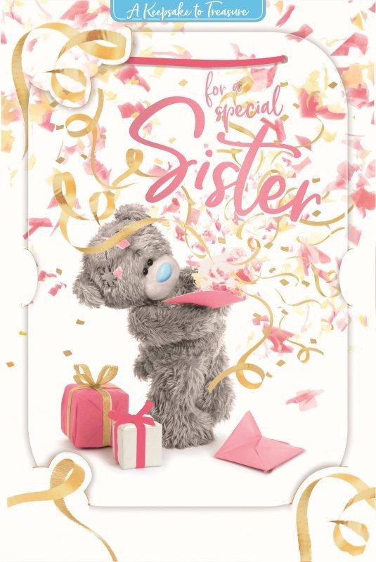 Karnet holograficzny 3D For a Special Sister