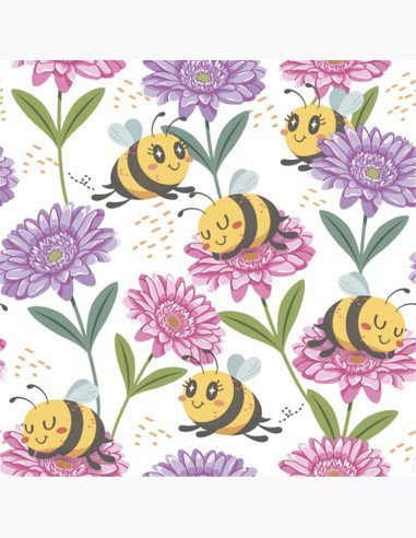 Serwetki DAISY Lunch SD 330x330 Letnia łąka i pszczółki 040701