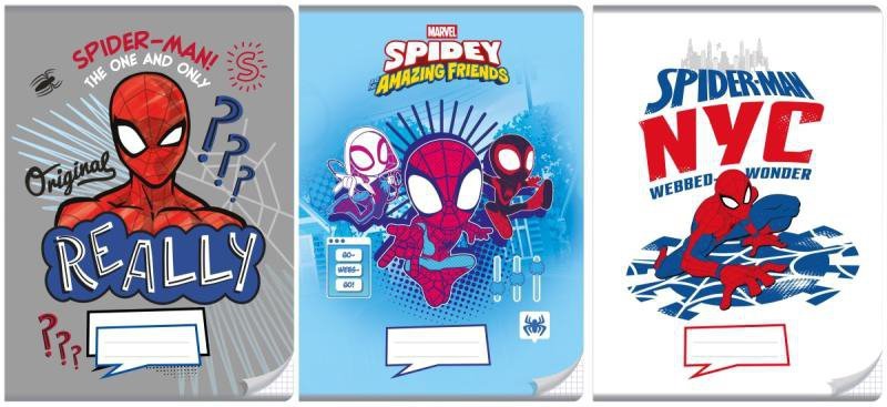 Zeszyt A4 32k. kratka Spider Man 1szt.mix