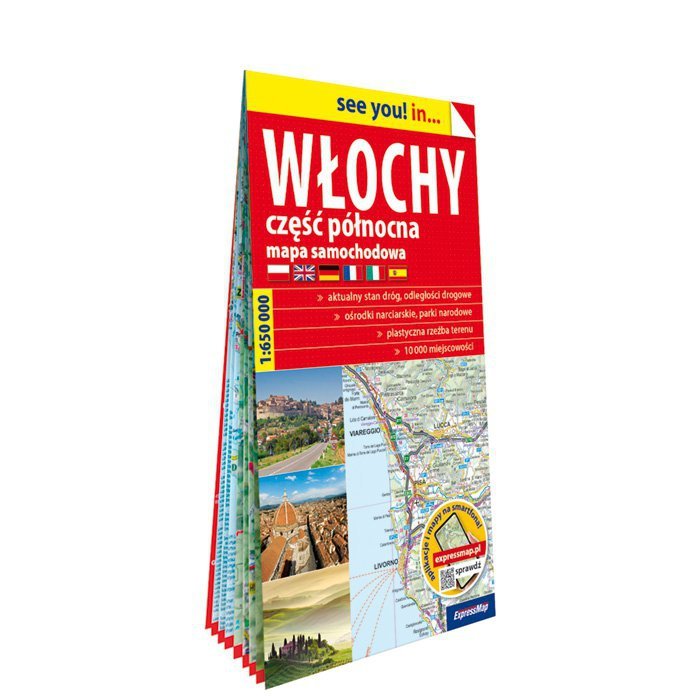 Włochy Północne mapa samochodowa 1:650 000 papier 2026