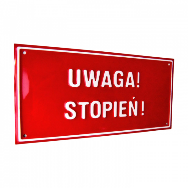 Tablica uwaga stopień