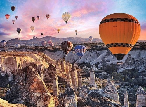 Puzzle 3000 elementów, Balony nad Kapadocją