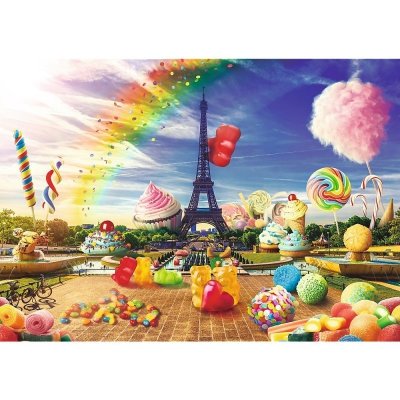 Puzzle 1000 elementów Słodki Paryż