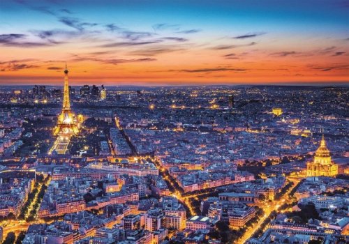 Puzzle 1500 elementów HQ Paryski widok