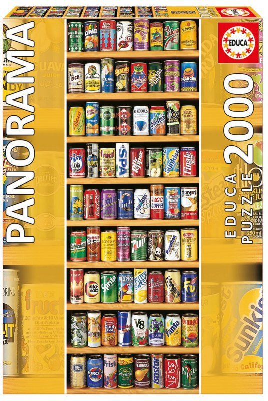 Puzzle 2000 elementów, SOFT CANS panorama