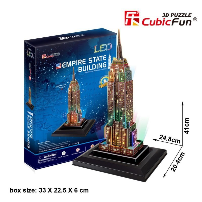 Puzzle 3D Empire State Builfing (Światło)