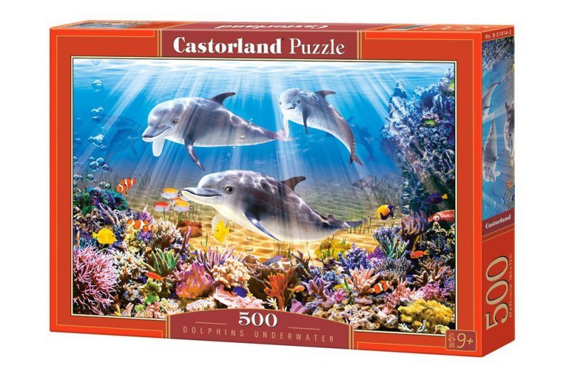 Puzzle 500 Elementów Delfiny