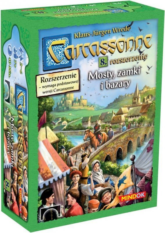 Gra Carcassonne PL 8. Mosty, Zamki i Bazary, Edycja 2