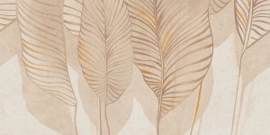 Tubądzin Mild Clay Leaves B Dekor 119,8x59,8