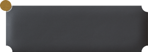 Tubądzin Maciej Zień Sophisticated Brick black dekor 23,7x7,8