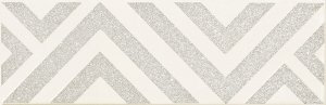 Ceramika Domino Burano Bar White C Dekor 23,7x7,8