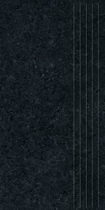 Tubądzin Zimba black STR stopnica 59,8x29,6