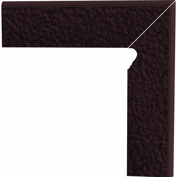 Paradyż Natural Brown Cokół 2 EL-Prawy Duro 8,1x30