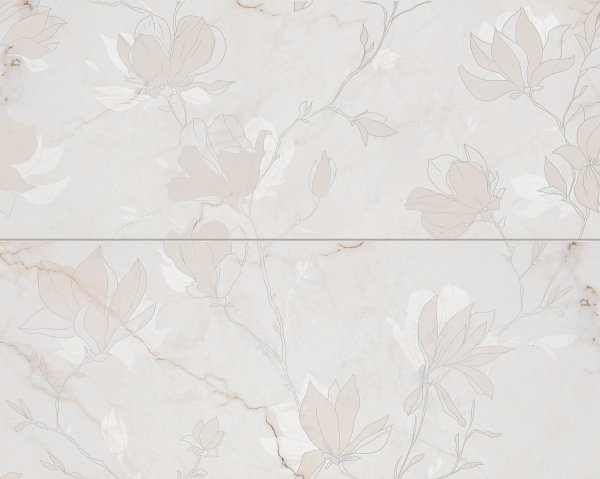 Tubądzin Liberte fleur Dekor 2-elementowy 59,8x74,8