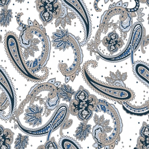 Keros Paisley Amber 25x25