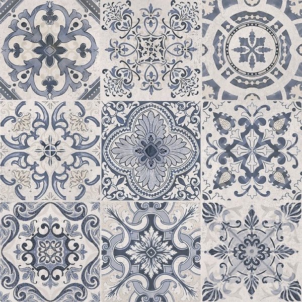 Cersanit Primero Patchwork Blue Lappato 59,8x59,8
